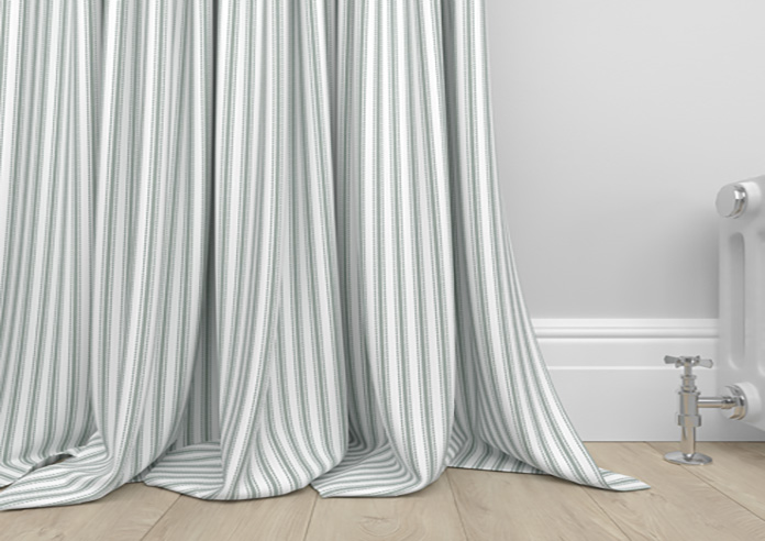 Lace Stripes, Sage - Made to Measure Curtains - Image 6